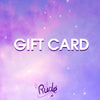 Gift card by Rude